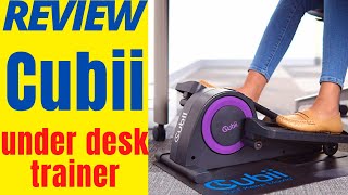 ▶️ CUBII JR Desk Elliptical Trainer Review