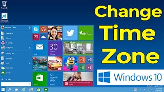 How to change Time Zone in Windows 10 Operating System?