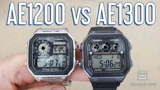 Casio Royale AE1200WHD vs Casio Referee Timer AE1300WH