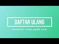 Tata Cara Daftar Ulang - PPDB 2024