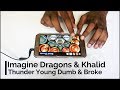 Imagine Dragons, Khalid - Thunder / Young Dumb & Broke (Real Drum App Cover) - By Vijay Yadavar.