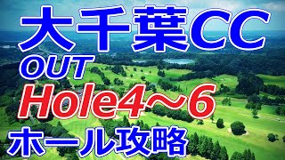 ゴルフサバイバル 開催【千葉県】大千葉カントリー倶楽部（OUT-Hole4～6）ホール 攻略 天気 予約