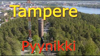 Pyynikin näkötorni munkkikahvila ilmakuvaus Tampere