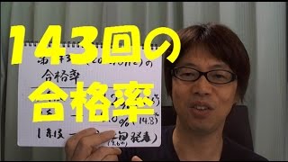 【日商簿記２級、３級】第１４３回の合格率