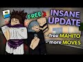 FREE Mahito and NEW Choso MOVES... The BIGGEST UPDATE YET. (Jujutsu Shenanigans)