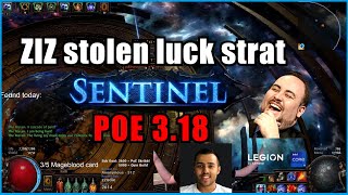 ⚡ POE 3.18 ⚡ Zizaran - ZIZ stolen luck strat