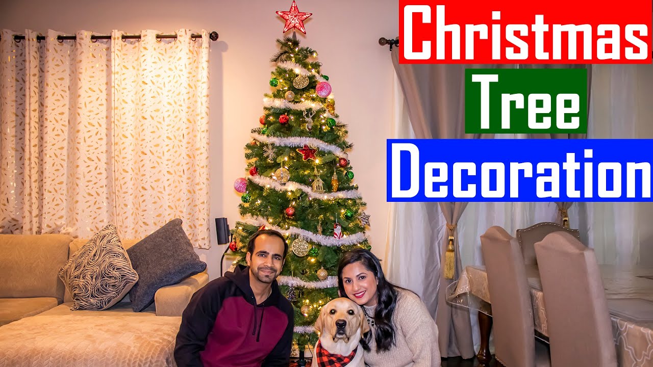 Decorating Our Christmas Tree Our First Christmas Tree Christmas