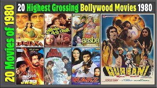 Top 20 Bollywood Movies Of 1980 | Hit or Flop | 1980 की बेहतरीन फिल्में | with Box Office Collection