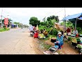 Cambodia Countryside Market - Best Street Food Tour in Province, City & Factory Worker Market