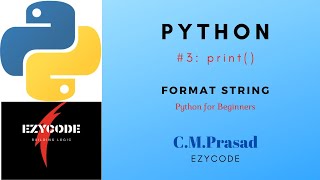 #3 : Format String | format specifier | F-String | format() | Python | Ezycode