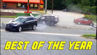 BEST OF Accidents, Hit And Run, Road Rage, Bad Drivers, Brake Check | BEST OF YEAR 2022 | USA CANADA