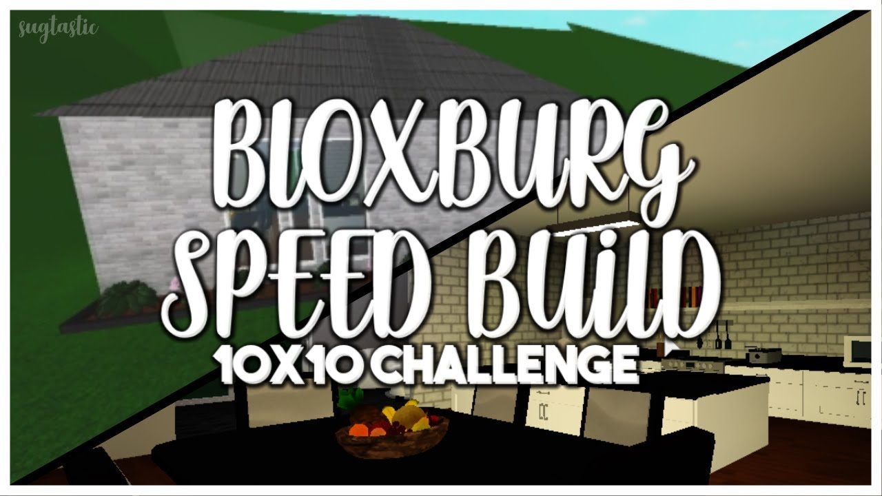 Bloxburg Speed Build *10x10 CHALLENGE* || ROBLOX - YouTube