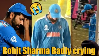 Watch Rohit Sharma badly crying on field after India lost WORLDCUP FINAL against Australia |