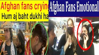 Sad Afghanistan Fans after lost vs Pakistan Asia Cup Match | Afghan fans crying Upset Pak vs AFG