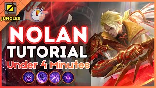 4-Minute Nolan Tutorial in the Jungle || (MLBB S39) 2026