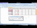 إنشاء ورسم جدول وتنسيقه ببرنامج الاكسل excel draw and format a table