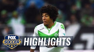 Dante gives Wolfsburg 1-0 lead in Frankfurt | 2015–16 Bundesliga Highlights