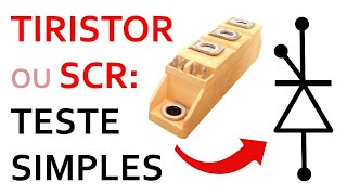 How to test Thyristor, SCR or Semikron module - Quick tutorial