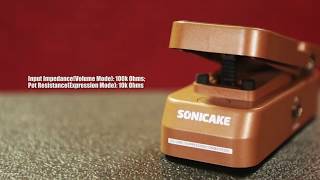 SONICAKE Volwah (Volume & Wah) and Vexpress (Volume &Expression), 2 in 1, Compact