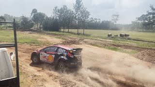 Ronald Ssebuguzi Training in a Ford Fiesta Proto Busiika Championship Sprint