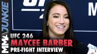 UFC 246: Maycee Barber pre fight interview