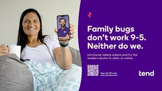 Try Tend, The Modern Doctor This Winter - Dame Valerie Adams