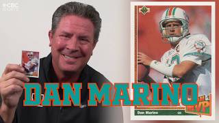 Hall of Famer Dan Marino trading cards and stories about NFL legends