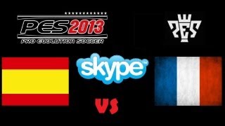 PES 2013 en Skype | España vs Francia