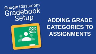 Adding Grade Categories to Assignments in Classroom Gradebook