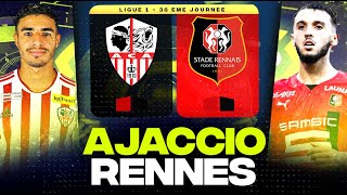 🔴 AJACCIO - RENNES | Victoire Obligatoire pour les Rennais ! ( aca vs srfc ) | LIGUE 1 - LIVE/DIRECT