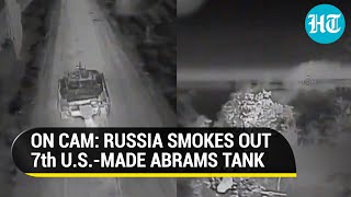 Russian FPV Drone Smashes Into 7th U.S.-made Abrams Tank In Ukrainian Battlefield | Watch