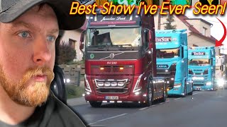 American Reacts to Truck sraz Zlín 2023 - Epic truck parade