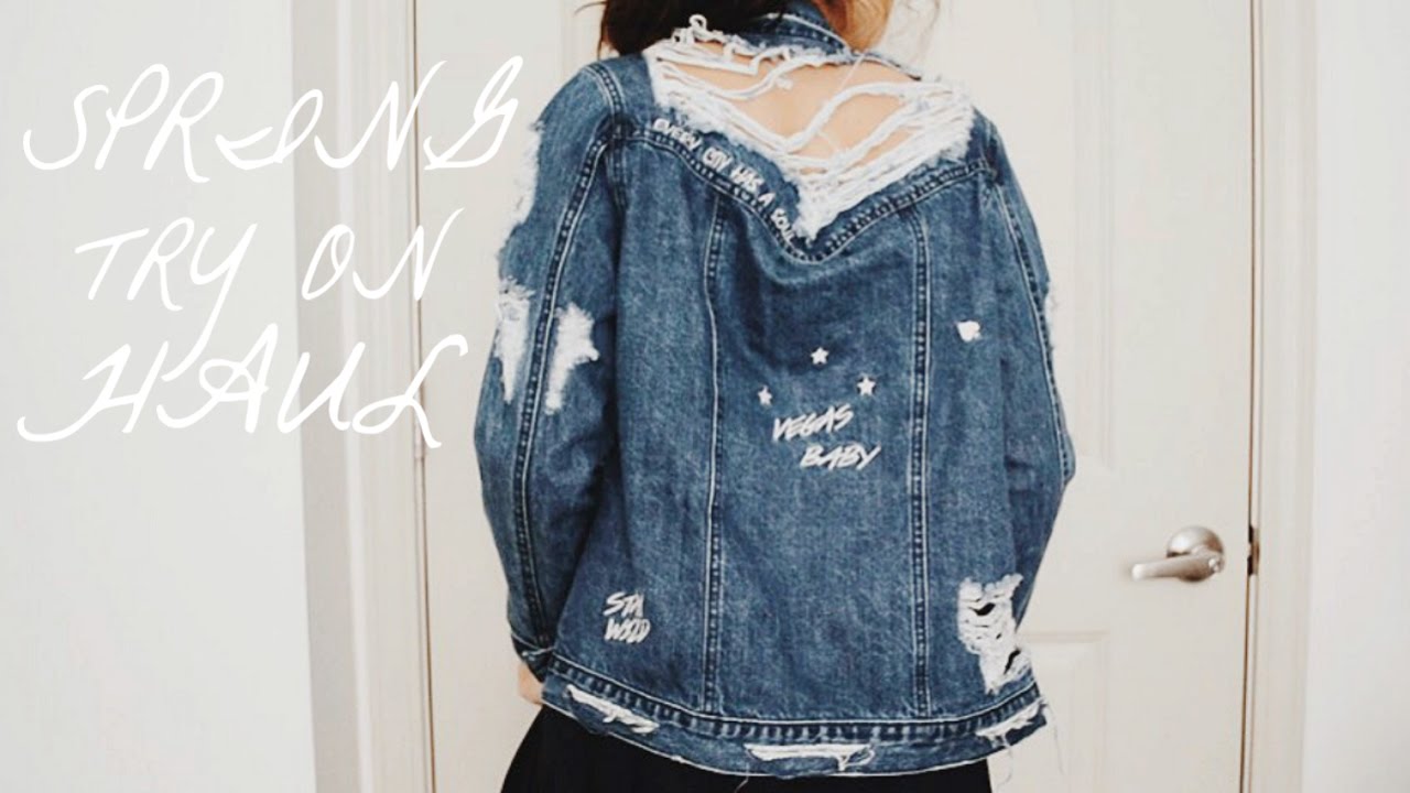 Spring Try On Haul Youtube