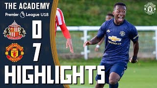 U18 Highlights | Sunderland 0-7 Manchester United | The Academy