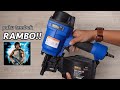 been curious for a long time, finally tried this one!! - Mollar CN70 air coil nailer pallet nail gun