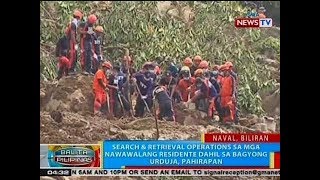 BP: Search and retrieval operations sa mga nawawalang residente dahil sa Bagyong Urduja, pahirapan