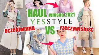 🌺 MIERZYMY WIOSENNE UBRANIA Z YESSTYLE 🌺 OCZEKIWANIA VS RZECZYWISTOŚĆ TRY ON HAUL trendy ss21