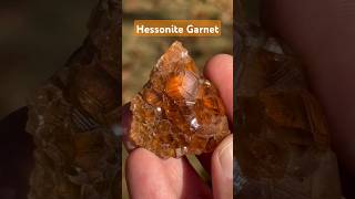 Hessonite Garnet Cluster – Natural Fiery Orange Gemstone! #gemstone #garnet #hessonite