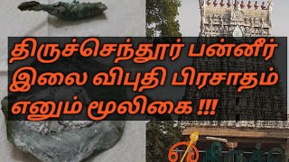 திருச்செந்தூர் பன்னீர் இலை விபுதி பிரசாதம்