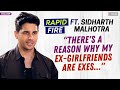 Sidharth Malhotra's RAPID Fire On EX-Girlfriends, CRAZY Fans & More | 10 Years Of SOTY