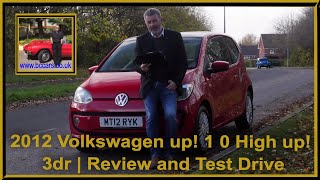 2012 Volkswagen up! 1 0 High up! 3dr | Review and Test Drive