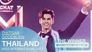 Mister International 2023 is Mister Thailand : Kim Thitisan Goodburn He was the first to win .