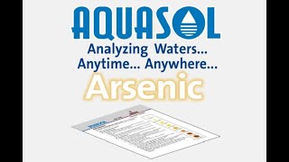 AQUASOL - How to use Arsenic Testing Kit