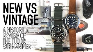 A Tale Of Two Submariners - New Vs Vintage Comparative Review & History - Tudor Vs Rolex 116610 LN