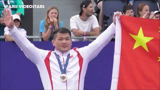 Cao Liguo \u0026 Meng Lingzhe (Wrestler Team China Silver \u0026 Bronze medal) @ Paris 7 august 2024 Olympics