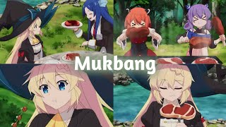 Mukbang in anime 🍖🥩