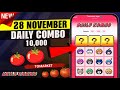 Tomarket Daily Combo 28 November | 28 November Tomarket Daily Combo | Tomarket Daily Combo Today 🔥