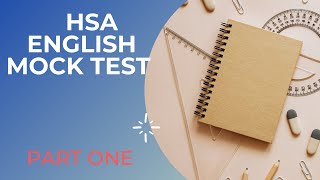 MOCK TEST [1] BASED ON HSA  SYLLABUS