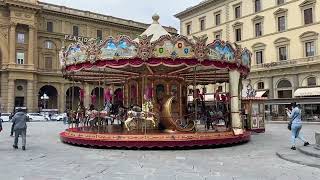 Carousel in Piazza della Repubblica (Florence, Italy)