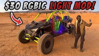 How to install Govee RGBIC LED strip lights on RZR PRO R!